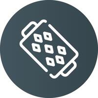 Tray Creative Icon Design vector