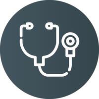 Stethoscope Creative Icon Design vector