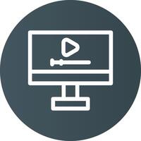 Video Creative Icon Design vector