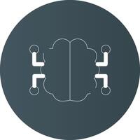 Neurons Circuit Creative Icon Design vector