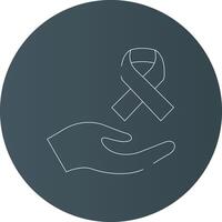 Cancer Diagnosis Creative Icon Design vector