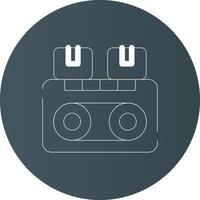 Cyber Physical System Creative Icon Design vector