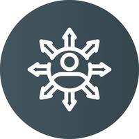 Influence Creative Icon Design vector