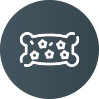 Baby Pillow Creative Icon Design vector