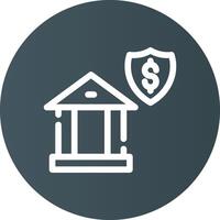 Banking Security Creative Icon Design vector