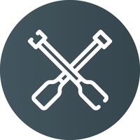 Rowing Creative Icon Design vector