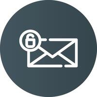 Unlock Email Creative Icon Design vector