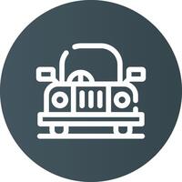 Wedding Car Creative Icon Design vector