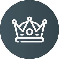 Crown Creative Icon Design vector