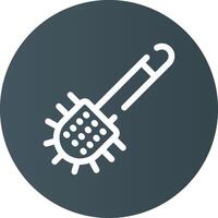 Toilet Brush Creative Icon Design vector