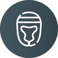 diseño de icono creativo de casco vector