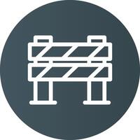 Barrier Creative Icon Design vector