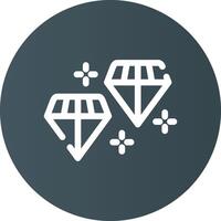 Diamonds Creative Icon Design vector