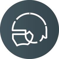 Helmet Creative Icon Design vector