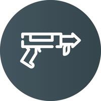 Speargun Creative Icon Design vector