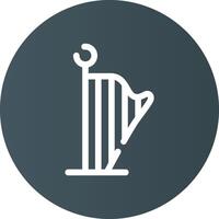 Harp Creative Icon Design vector