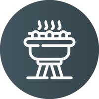 Barbecue Creative Icon Design vector