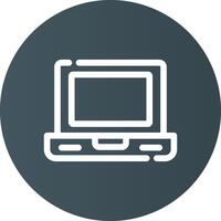 Laptop Creative Icon Design vector