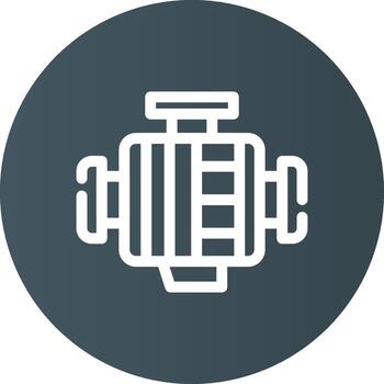 Car Engine Creative Icon Design vector