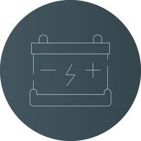 Battery Creative Icon Design vector