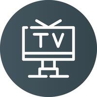 diseño de icono creativo de tv vector