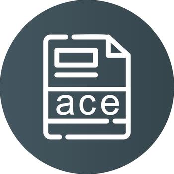 ACE Creative Icon Design vector