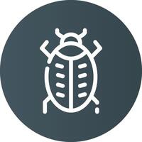 Bug Creative Icon Design vector