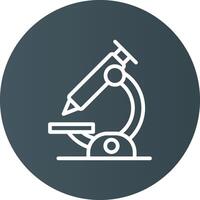 Microscope Creative Icon Design vector