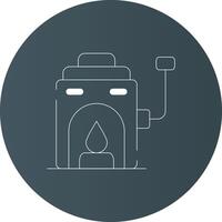 diseño de icono creativo de horno vector