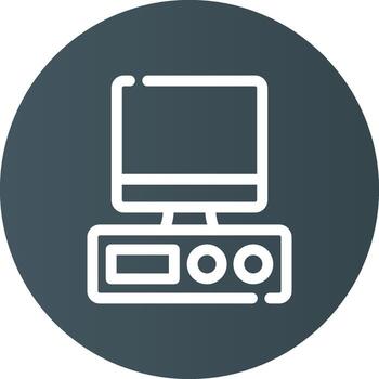 diseño de icono creativo de computadora vector