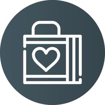 Bag Creative Icon Design vector