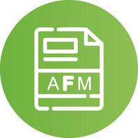 AFM Creative Icon Design vector