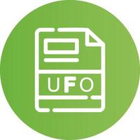 UFO Creative Icon Design vector