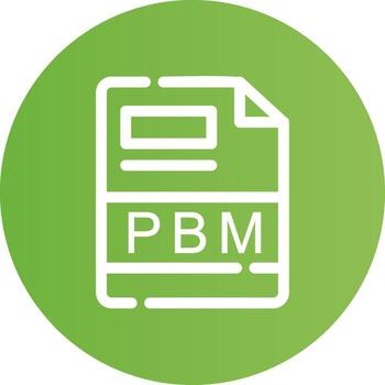 PBM Creative Icon Design vector