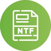 NTF Creative Icon Design vector