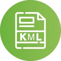 KML Creative Icon Design vector