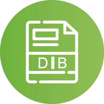 DIB Creative Icon Design vector