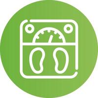 Line Circle Light green Gradient vector