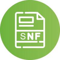 SNF Creative Icon Design vector