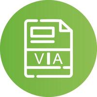 VIA Creative Icon Design vector