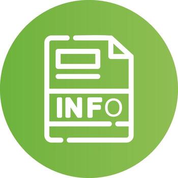 INFO Creative Icon Design vector