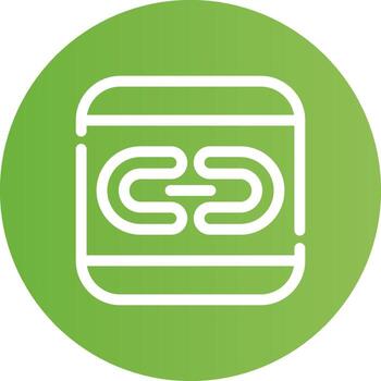 diseño de icono creativo de enlace vector