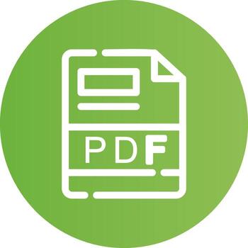 PDF Creative Icon Design vector