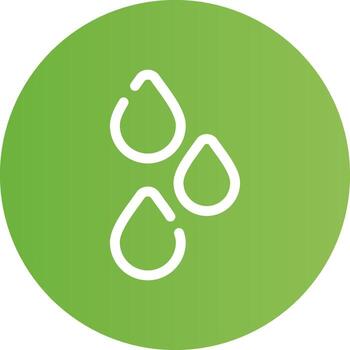Raindrops Creative Icon Design vector