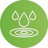 Water Creative Icon Design vector