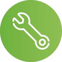 Wrench Creative Icon Design vector