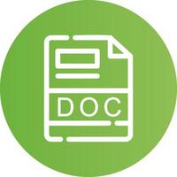 DOC Creative Icon Design vector