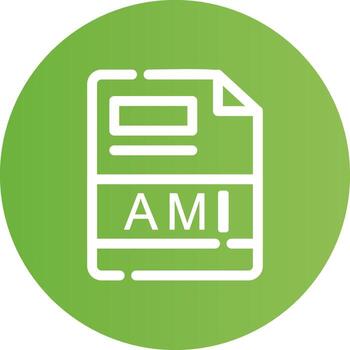 AMI Creative Icon Design vector