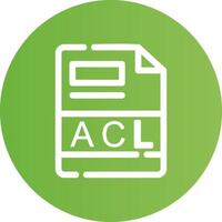 ACL Creative Icon Design vector