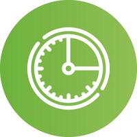 Time Quarter Creative Icon Design vector